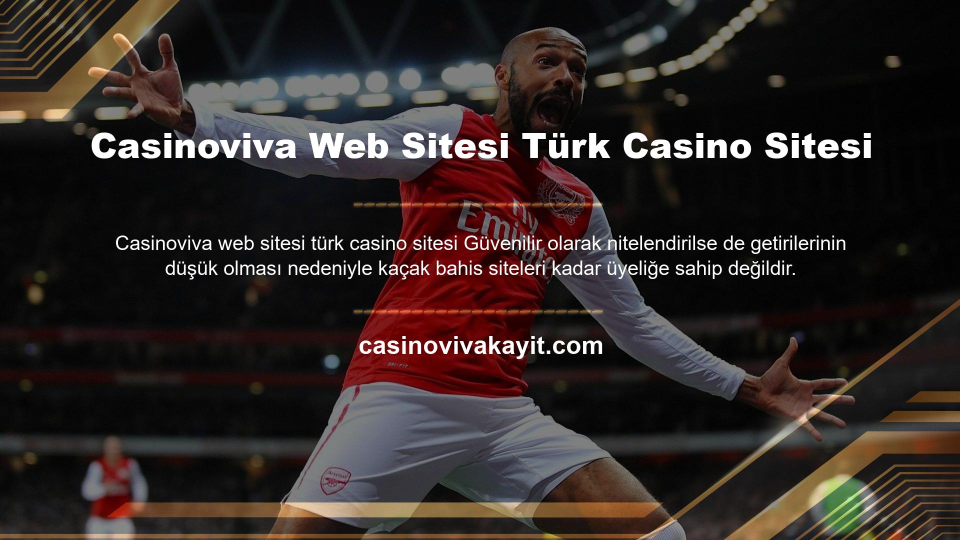 Casinoviva Web Sitesi Türk Casino Sitesi
