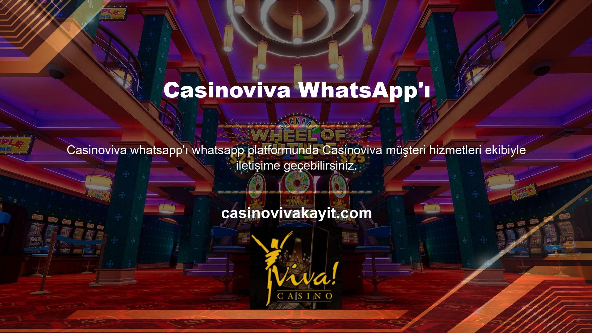 Casinoviva, resmi Twitter adresi ve sosyal medya platformları aracılığıyla tam iletişim desteği sağlar