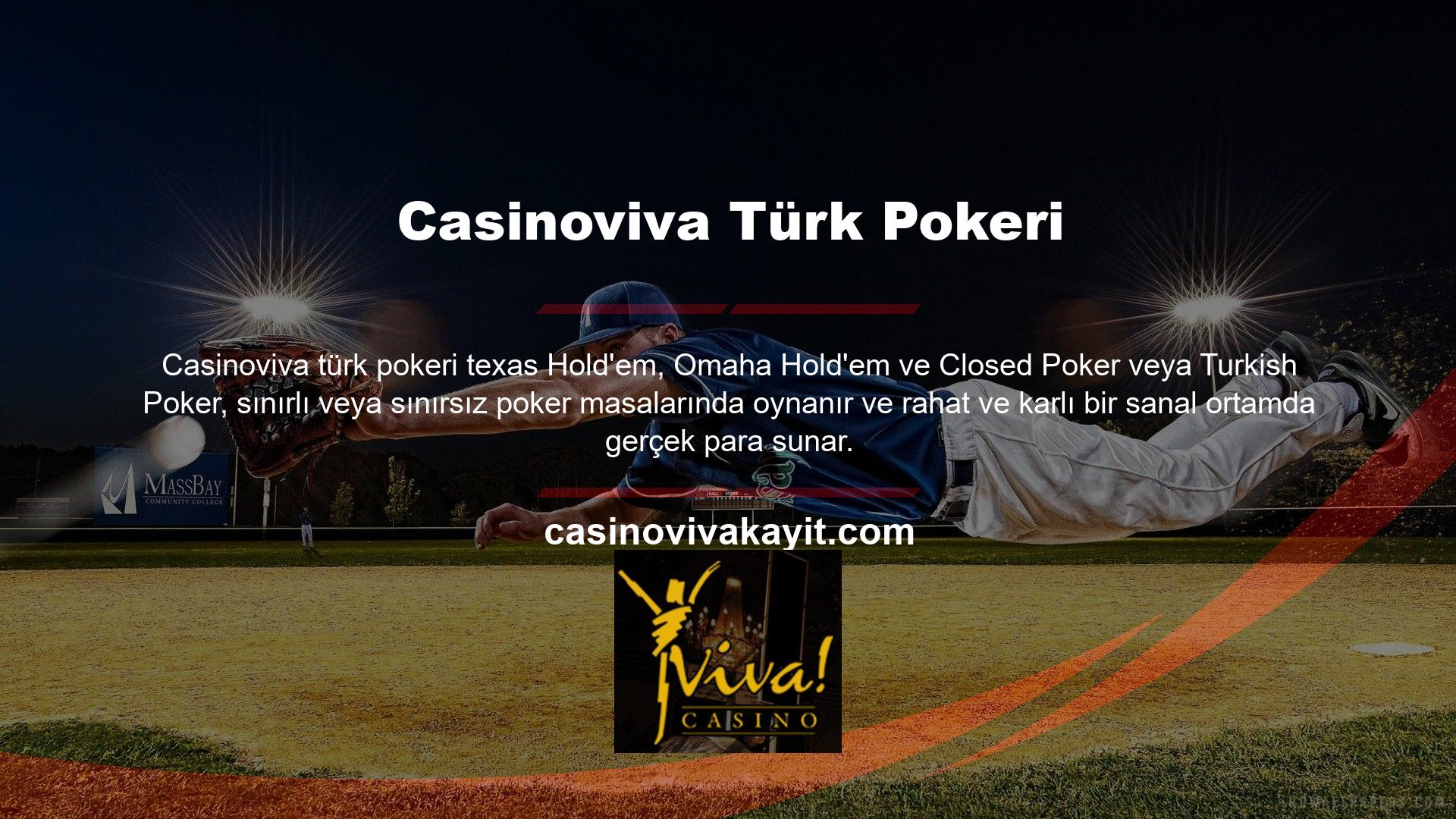 Casinoviva, Türk pokeri konusunda diğer benzer sitelere göre daha gelişmiş durumda